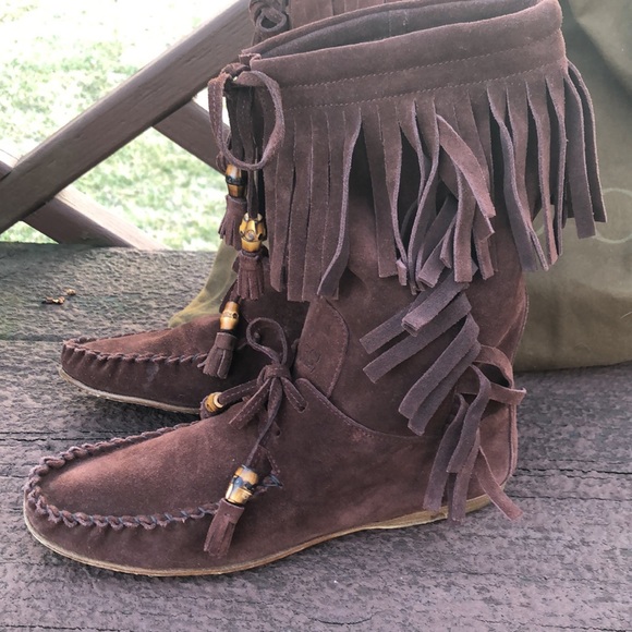 Gucci Fringe Boots - Picture 2 of 8